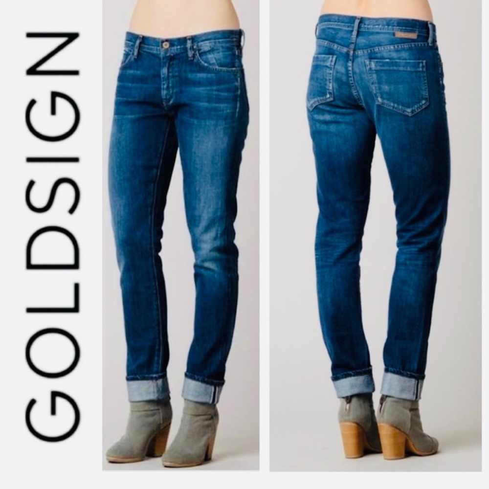 ➡️GOLDSIGN Jenny Selvedge Denim Jean Size 26